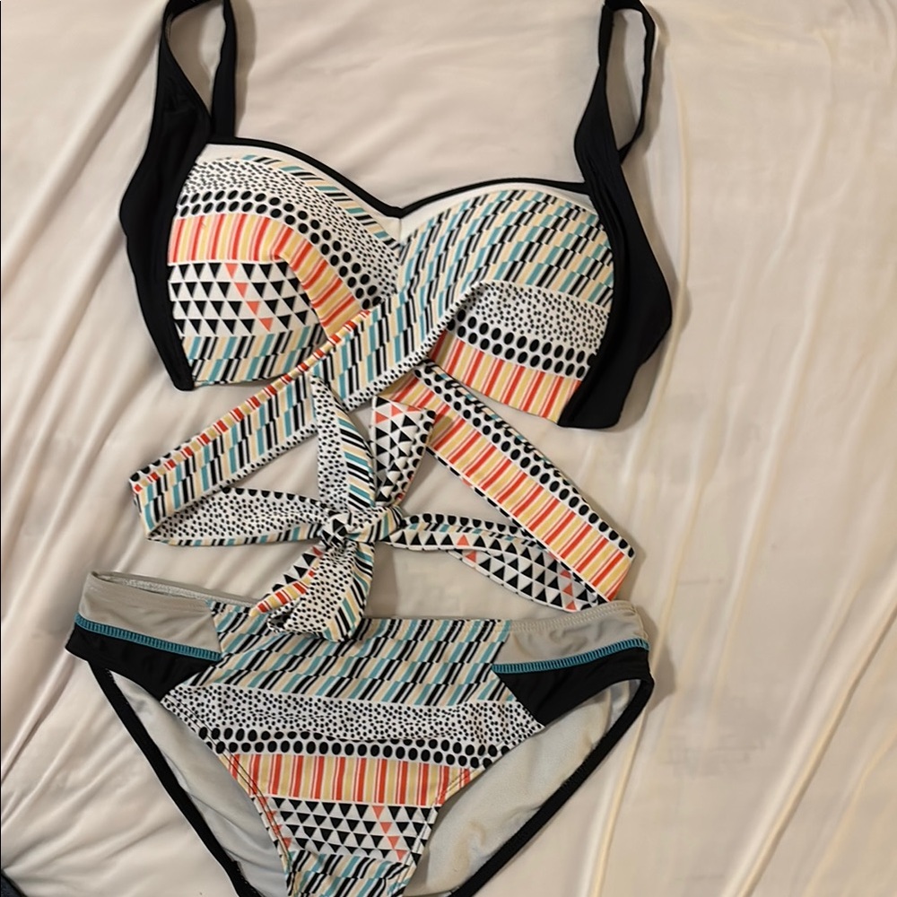 Colorful Geometric Bikini Set